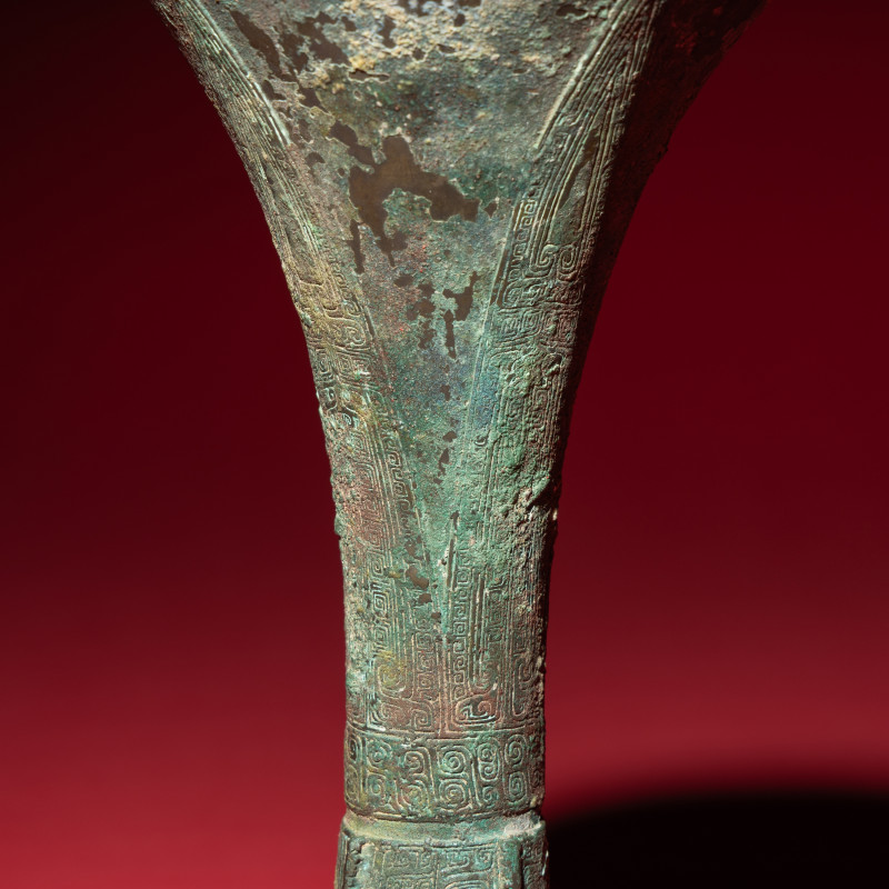 商 青銅觚 | A Chinese Archaic Bronze Gu Vessel, Shang Dynasty - 图6