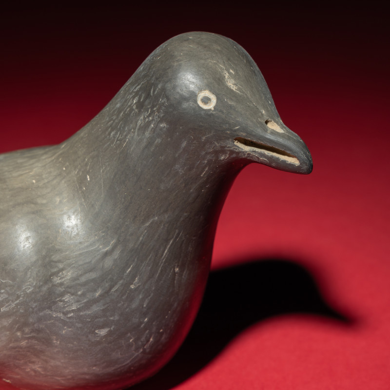 新石器時代 龍山文化黑陶鳥 | A Chinese Neolithic Black Pottery Bird, Longshan Culture - 图3
