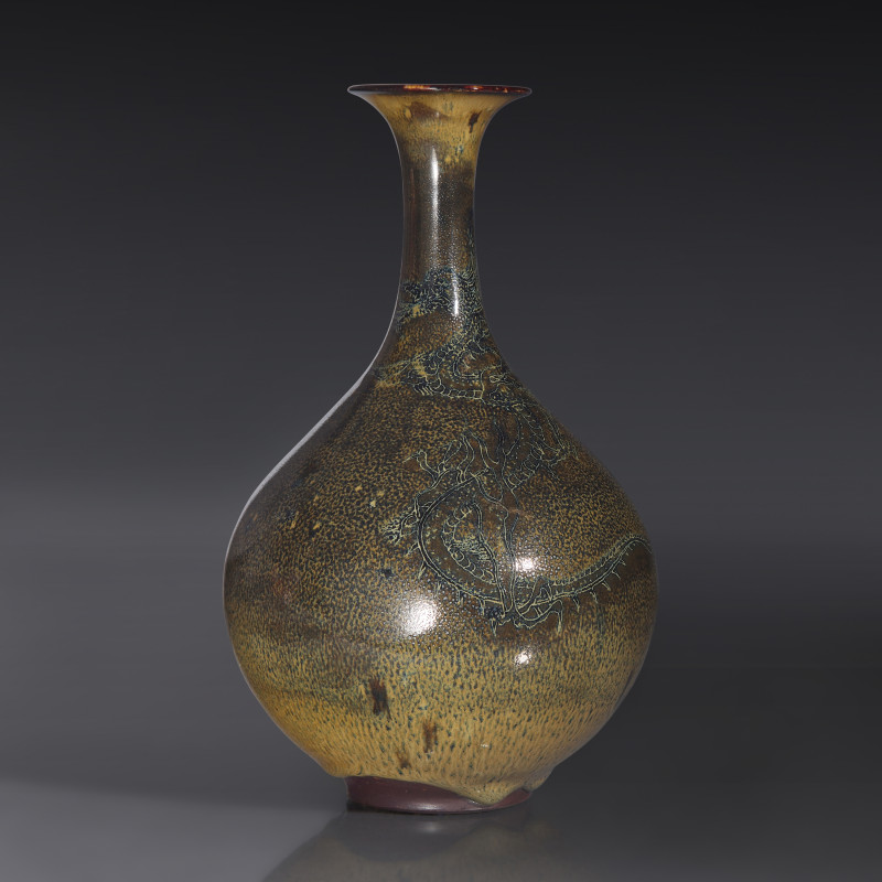 日本明治時期 宮川香山製龍紋賞瓶 | A Japanese 'Dragon' Vase, Makuzu Kozan, Meiji Period