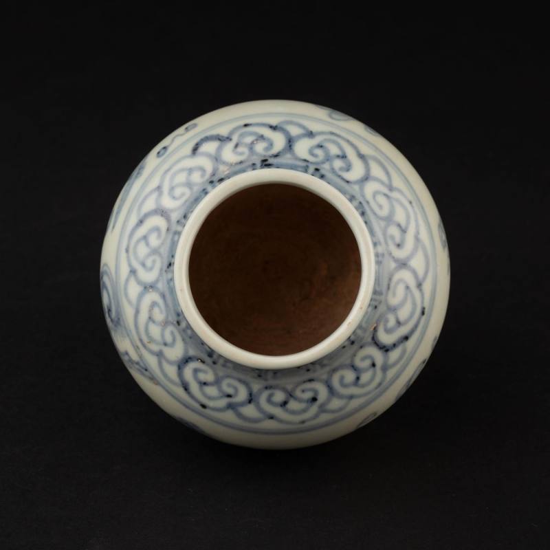    明 青花人物罐 - 图5