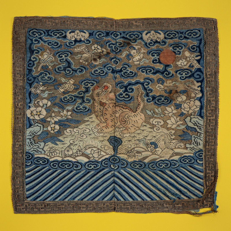 清晚期 緙絲補子三種 | Three Chinese Kesi Rank Badges, 19th Century - 图3