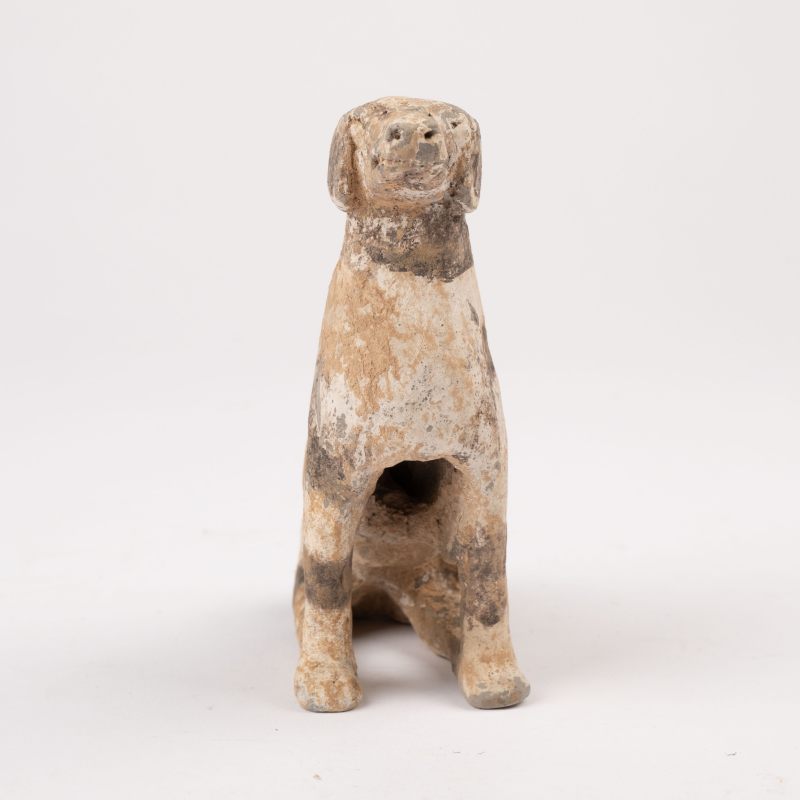    唐 彩繪陶犬 - 图5