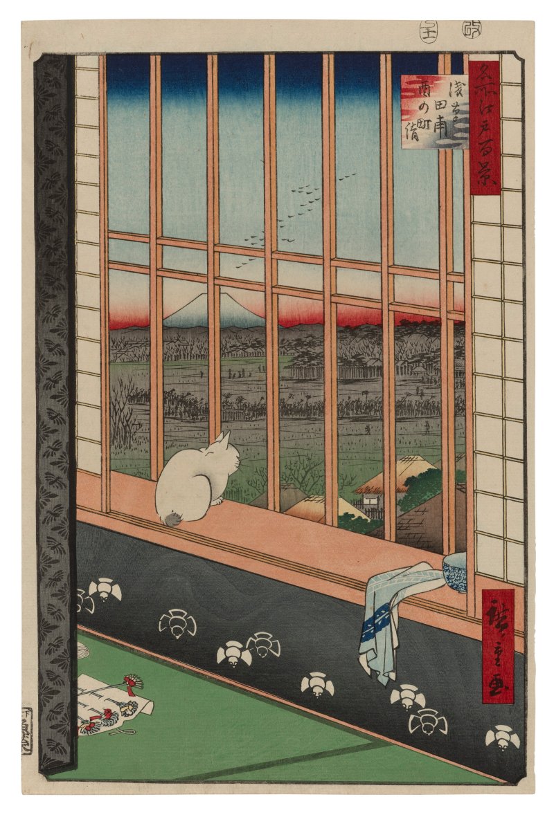 UTAGAWA HIROSHIGE (1797-1858)  Asakusa tanbo Torinomachi mode (Asakusa Ricefields and Torinomachi Festival) - 图1