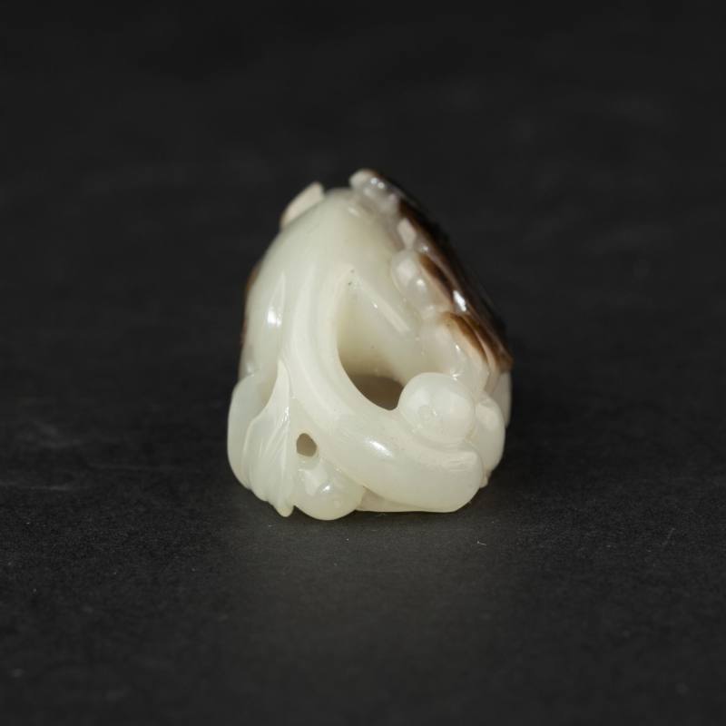    清 白玉瑞獸掛件 - 图5