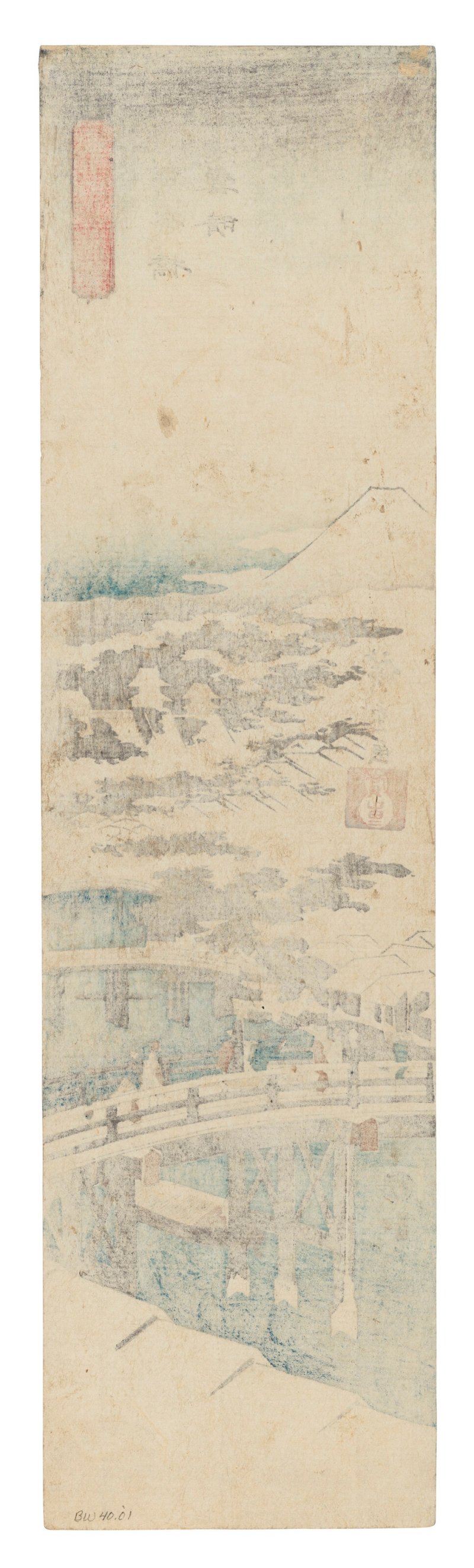 UTAGAWA HIROSHIGE (1797-1858)  Nihonbashi yukibare (Clear weather after snow at Nihonbashi) - 图2