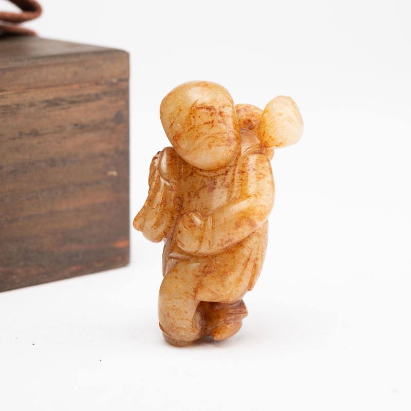    宋 白玉持蓮童子
