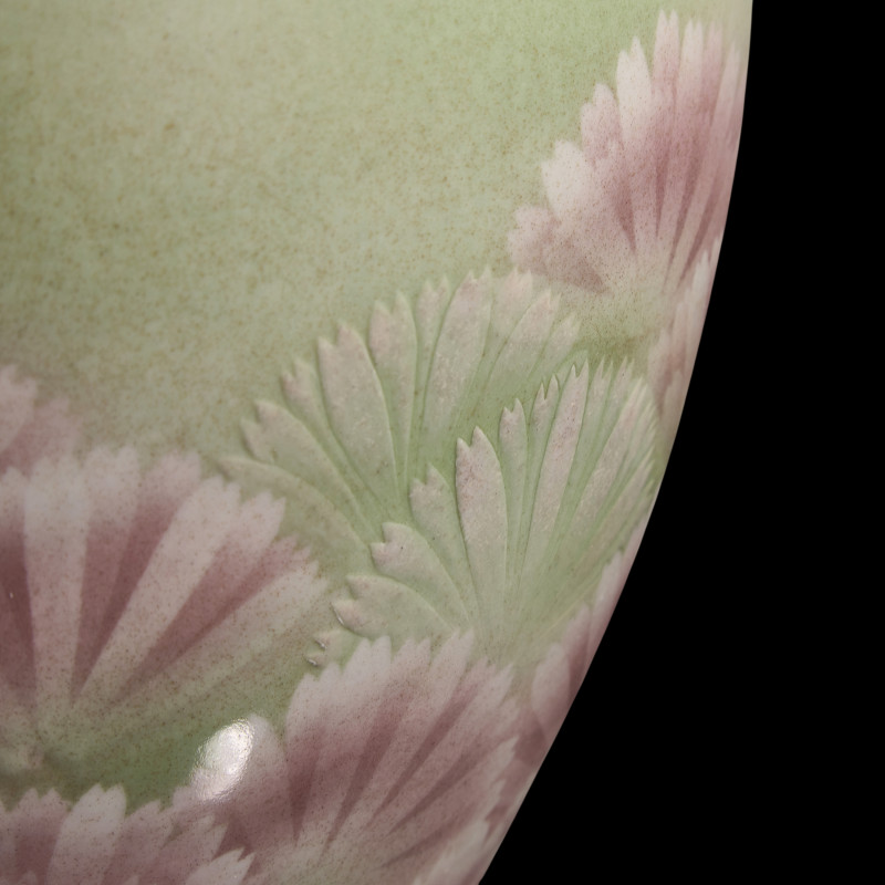 日本明治時期 宮川香山製芙蓉花大罐 | A Large Japanese Porcelain Vase, Makuzu Kozan, Meiji Period - 图3