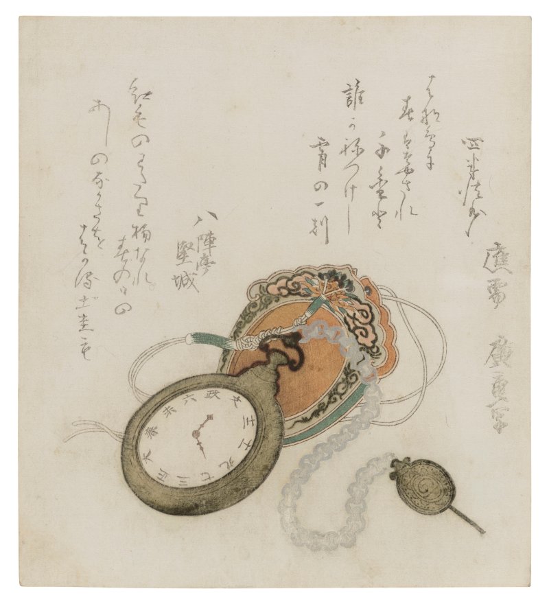 UTAGAWA HIROSHIGE (1797-1858)  Western-style Pocket Watch