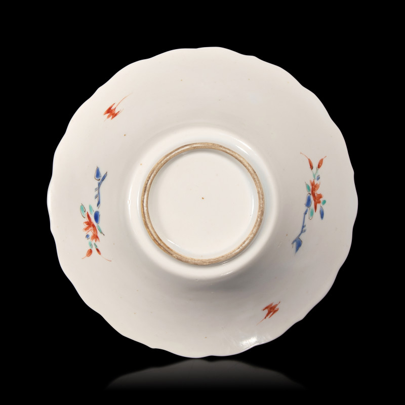 約1690-1720年 日本酒井田柿右衛門模印紋碗 | An Unusual Japanese Kakiemon Porcelain Molded Small Bowl, Circa 1690-1720 - 图2