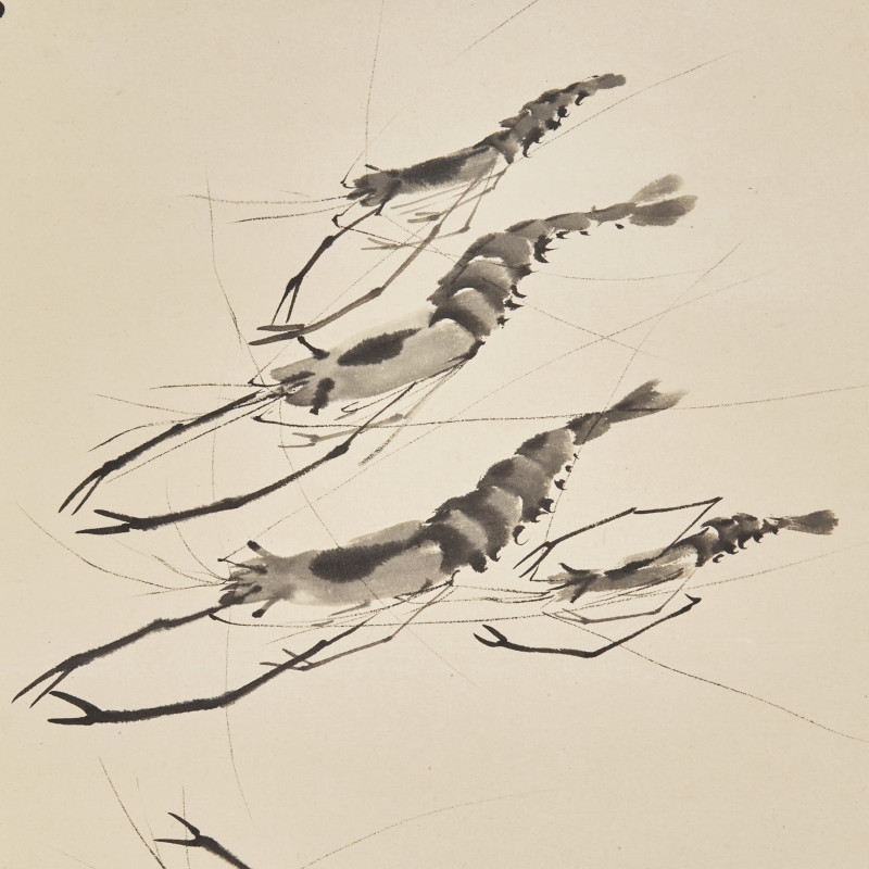 黃北壽舊藏書畫一組九件 | Five Chinese Hanging Scroll Paintings and Four Calligraphy Dedicated to Huang Beishou (1913-2000) - 图16