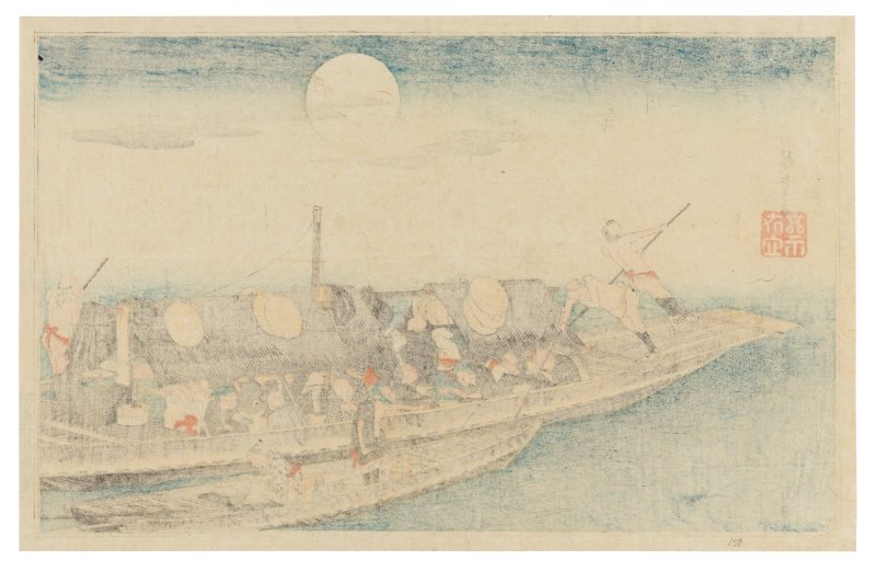 UTAGAWA HIROSHIGE (1797-1858)  Yodogawa (The Yodo River) - 图2