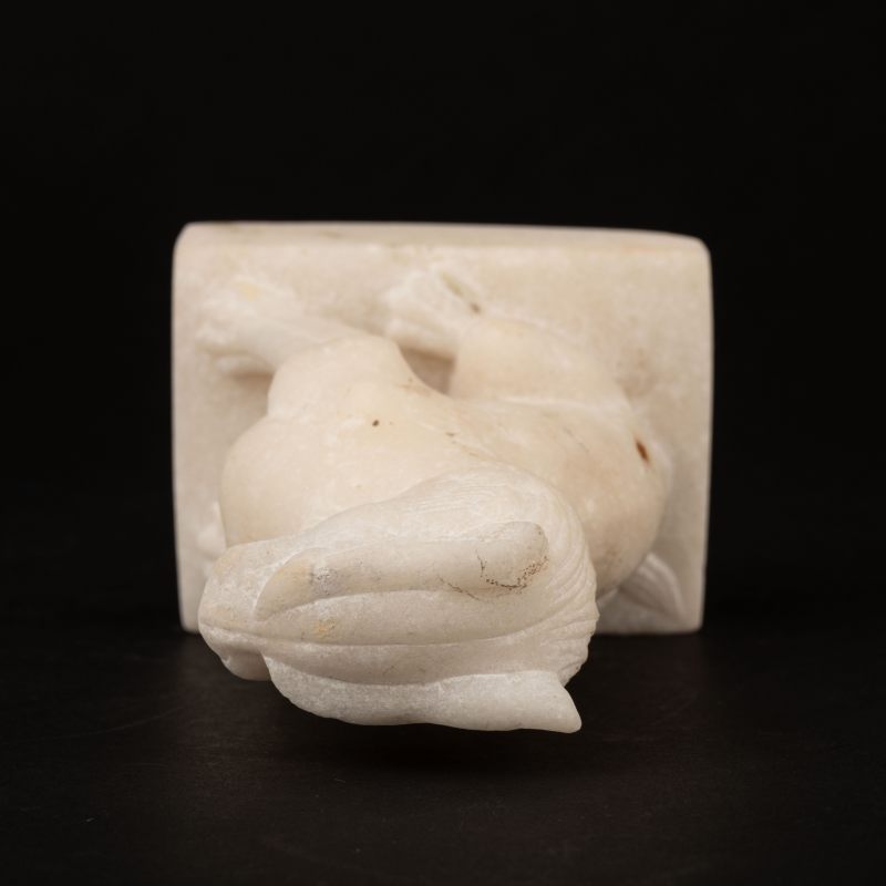    漢白玉 獅坐像 - 图7