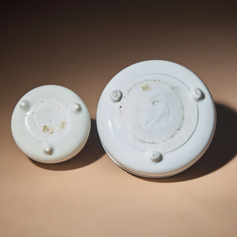 清早期 德化白瓷三足爐兩具 | Two Chinese Blanc-de-Chine Porcelain Tripod Censers, Early Qing Dynasty - 图3