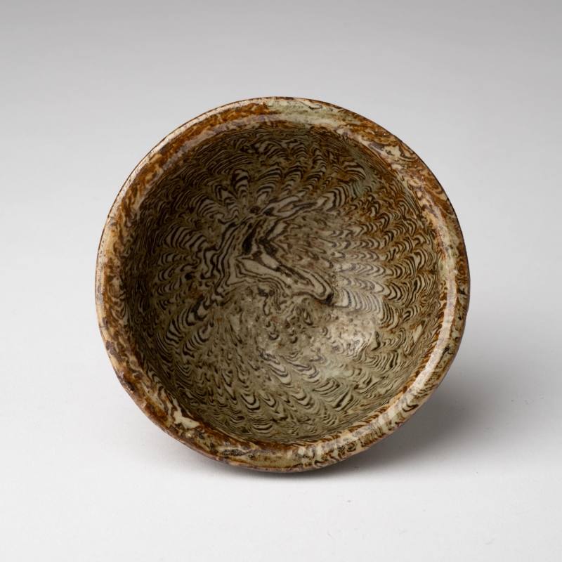    金元 榆次窯攪胎高足杯 - 图4