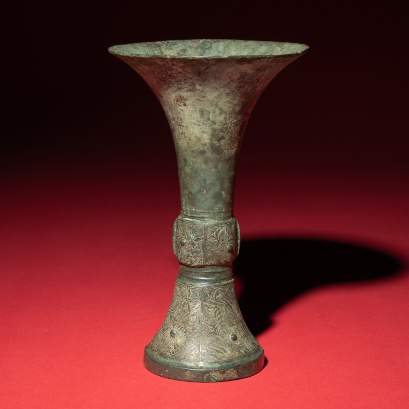 商 青銅觚 | A Chinese Archaic Bronze Gu Vessel, Shang Dynasty