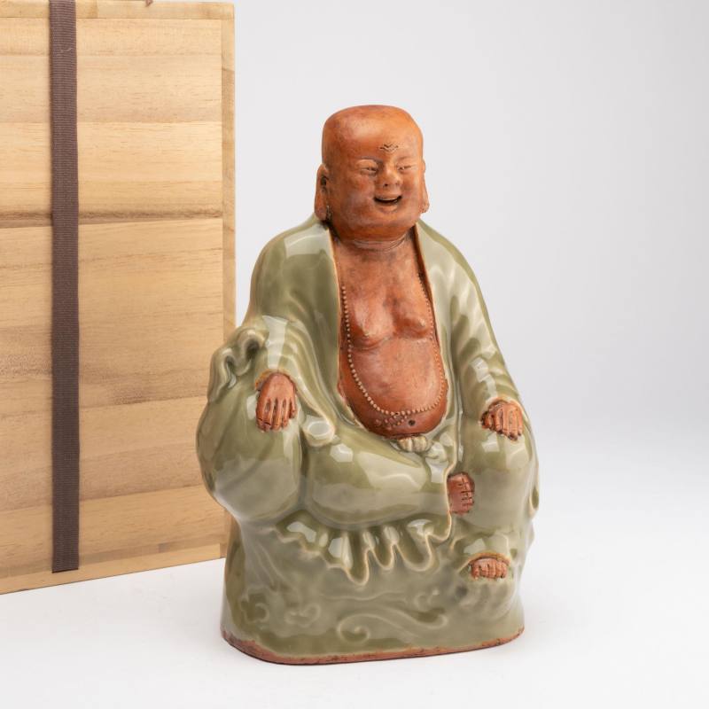    明 龍泉窯彌勒像