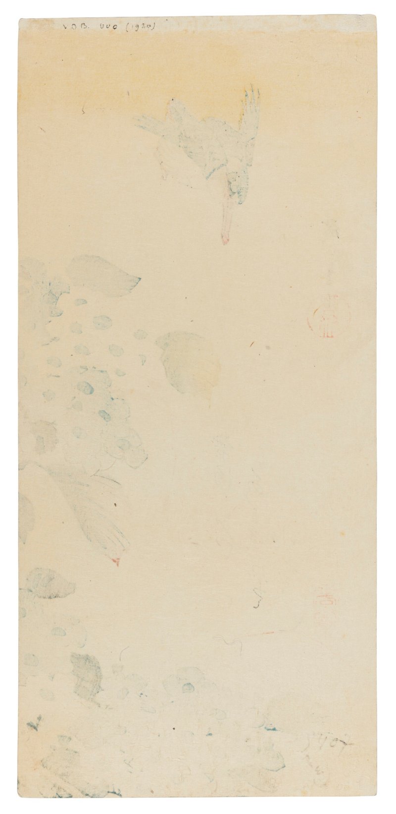 UTAGAWA HIROSHIGE (1797-1858)  Kingfisher and Hydrangea - 图2
