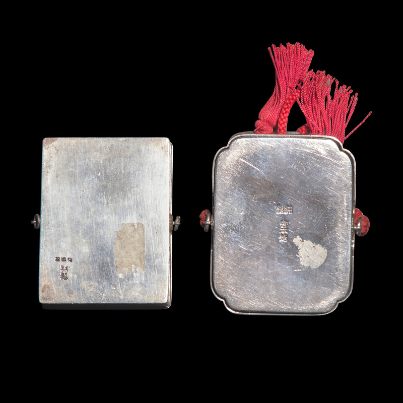 日本近代 御制銀糖果盒兩只 | Two Japanese Silver Imperial Presentation Bonbonnières, Early-Mid 20th Century - 图3