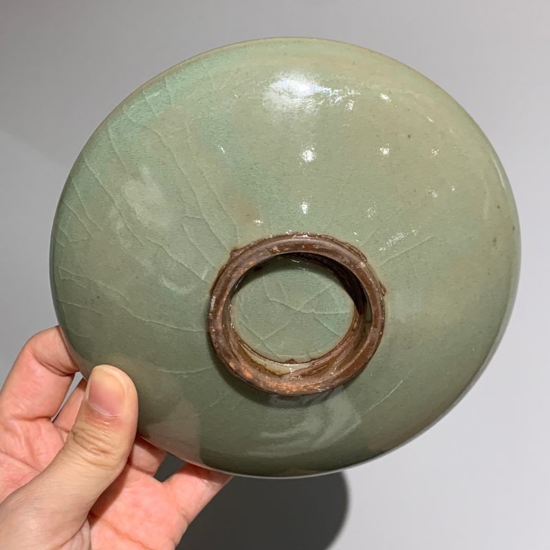明代 河南青瓷盘 - 图7