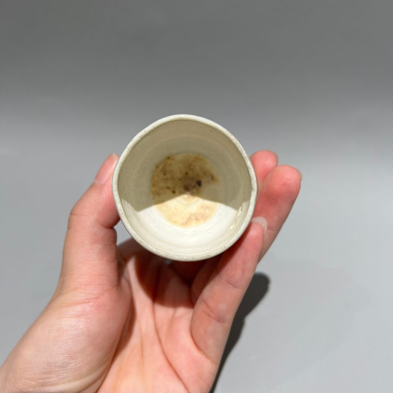 明代 青白釉狮子纽执壶 - 图7