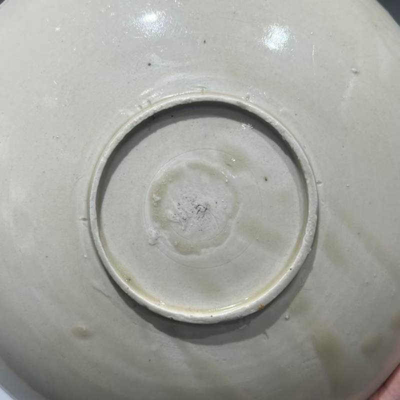 明代 白釉双鱼盘一对 - 图18