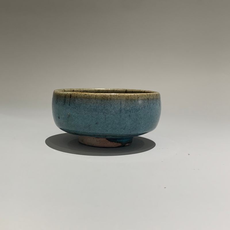明代 钧窑天蓝釉罗汉杯 - 图2