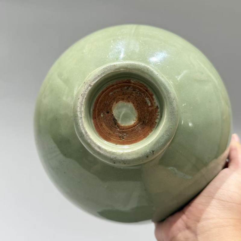 明代 龙泉窑青釉人物故事纹碗 - 图8