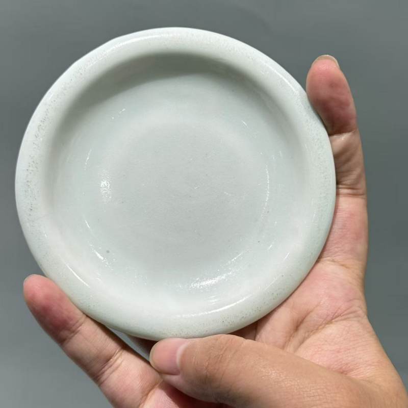 明代 青白釉执壶、四组杯托一套 - 图6