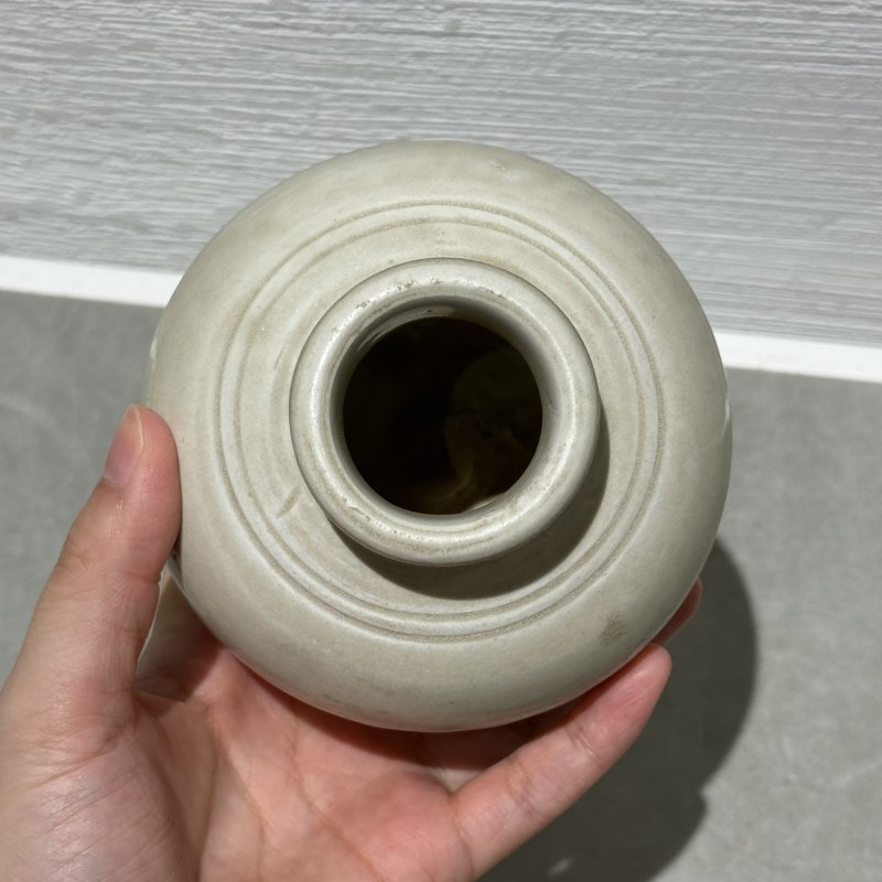 明代 白釉嘟噜瓶 - 图4