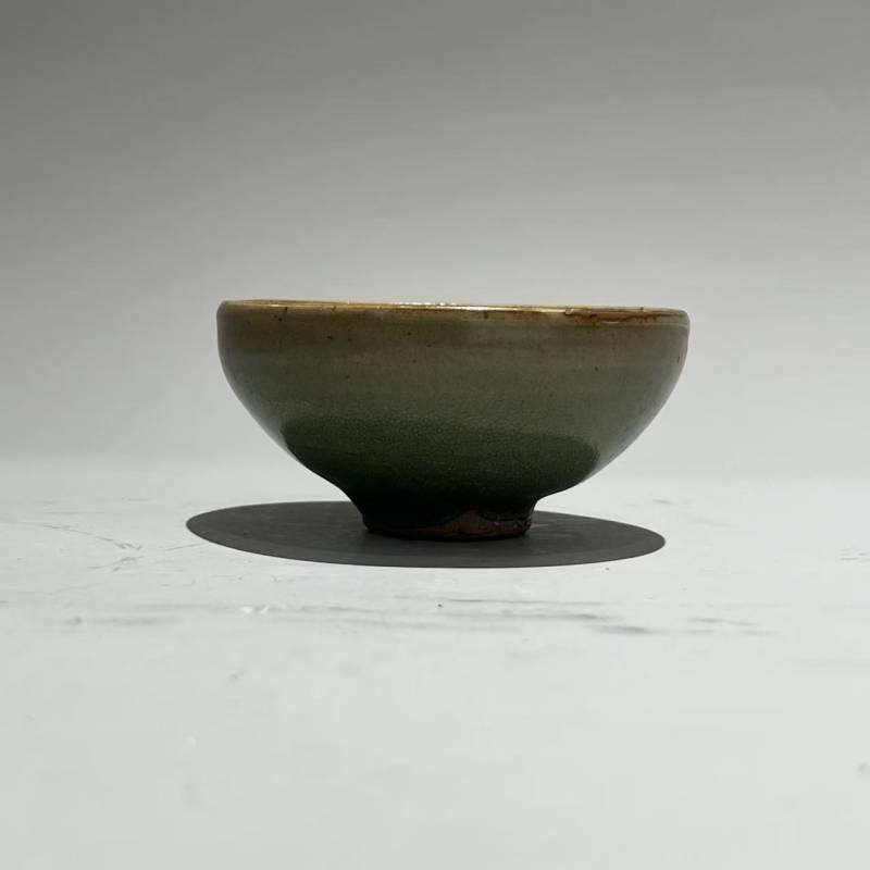 明代 青釉敛口杯 - 图8