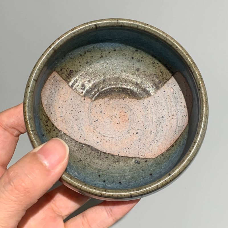 明代 钧窑天蓝釉罗汉杯 - 图6