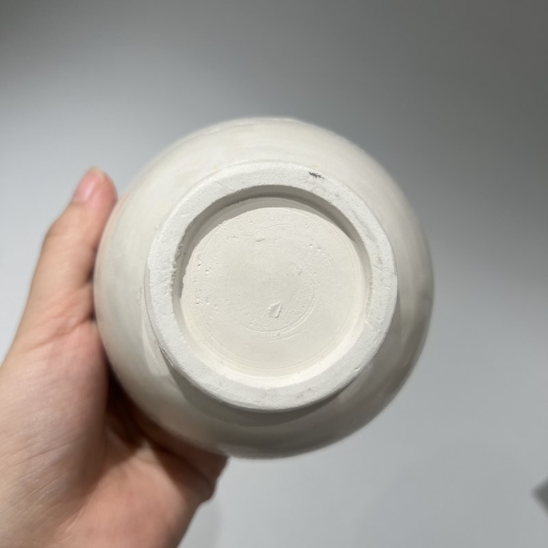 明代 白釉深腹钵 - 图5
