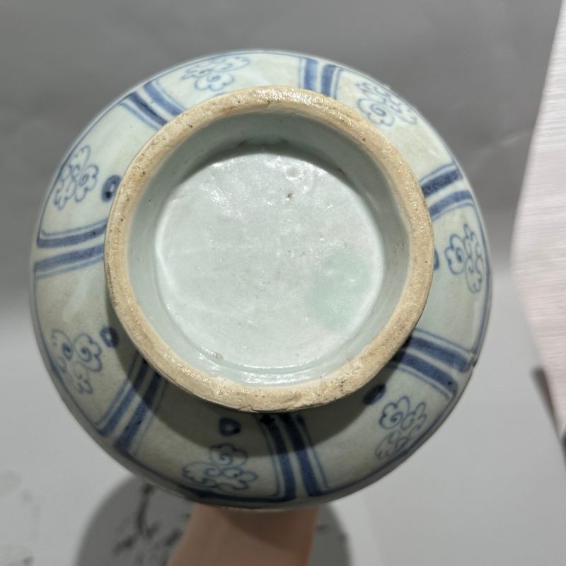 元代 青花凤纹玉壶春瓶 - 图14
