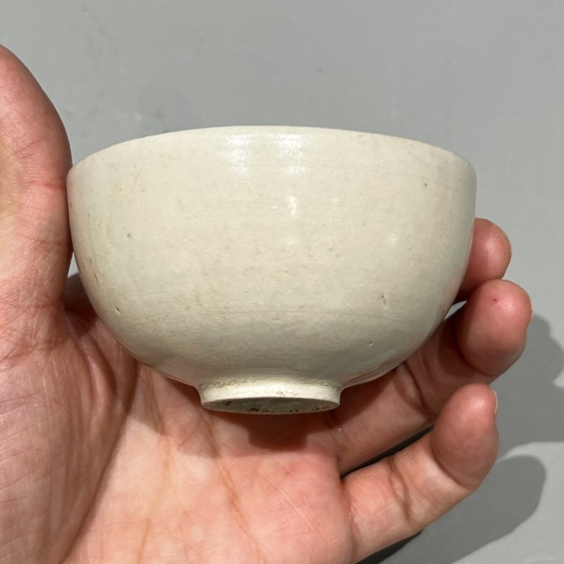 明代 白釉杯 - 图6
