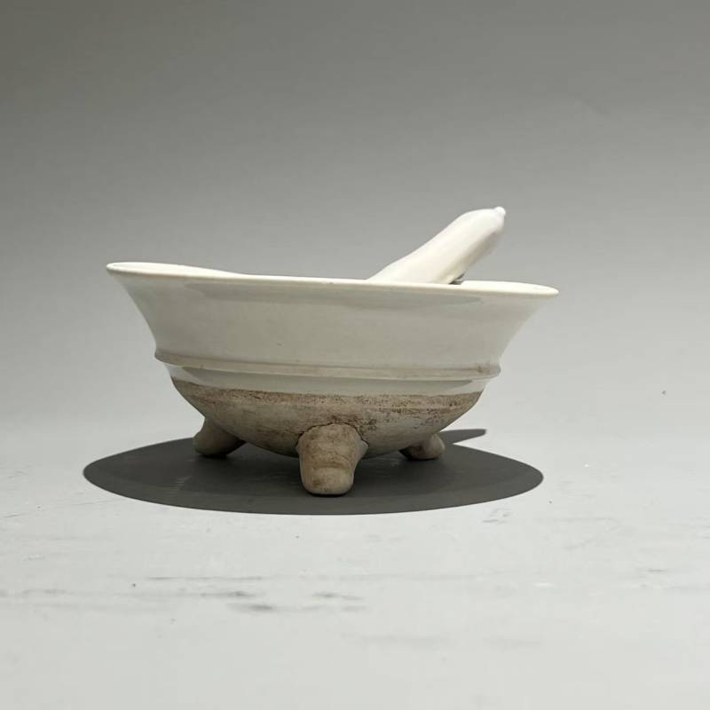 明代 白釉茶具一组 - 图2