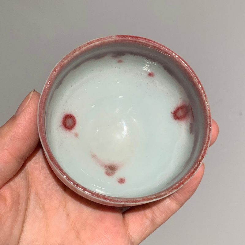 明代 釉里红杯 - 图7