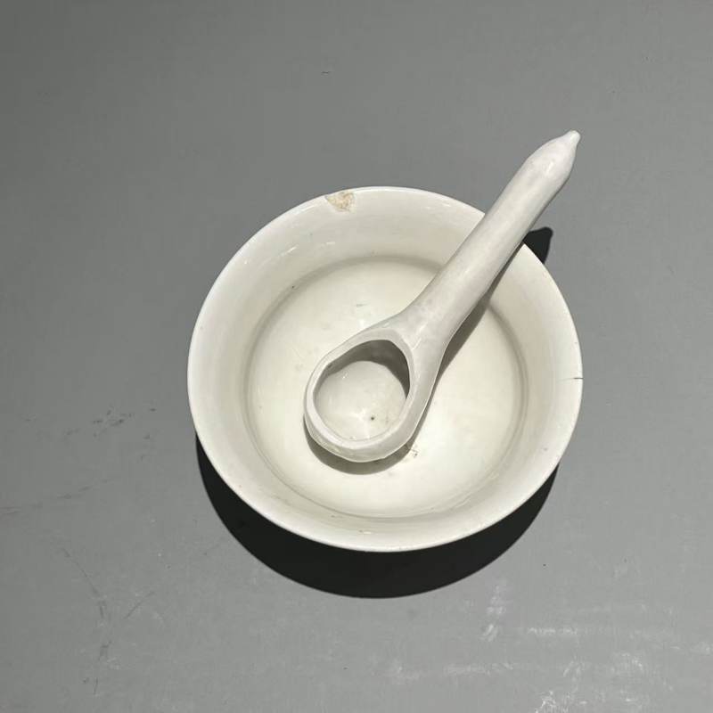 明代 白釉茶具一组 - 图3