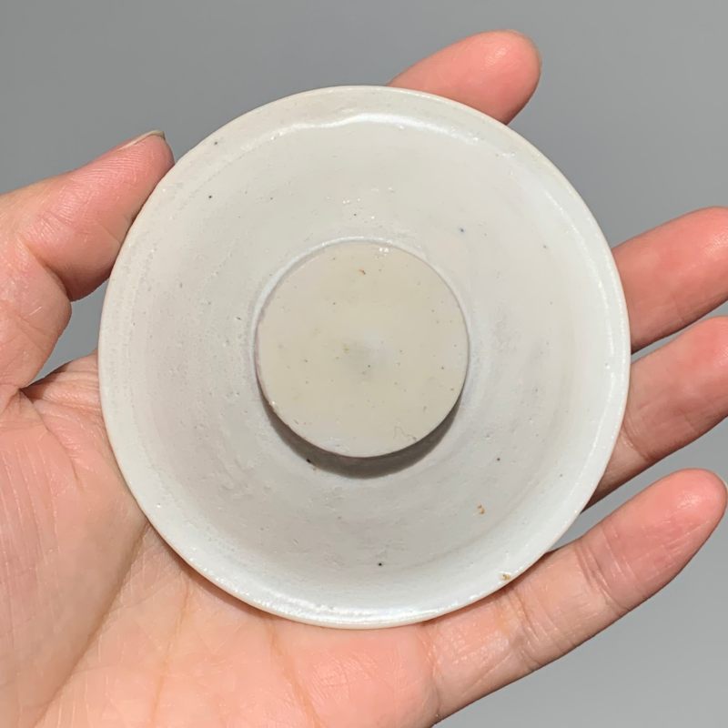 明代 青白釉瓜棱执壶 - 图4
