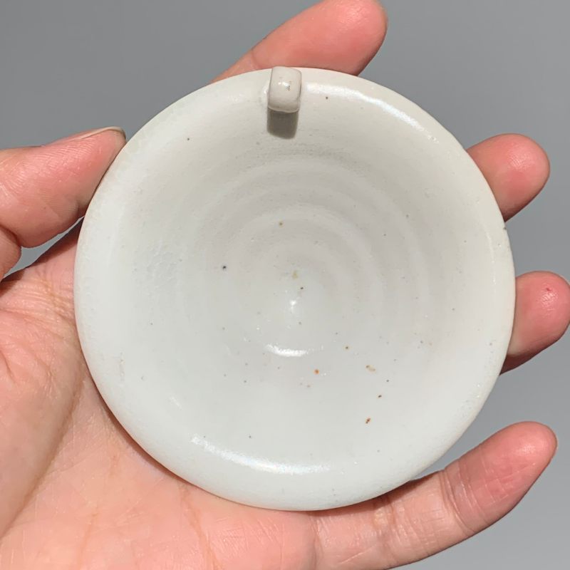 明代 青白釉瓜棱执壶 - 图5