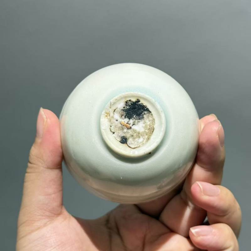 明代 青白釉执壶、四组杯托一套 - 图17