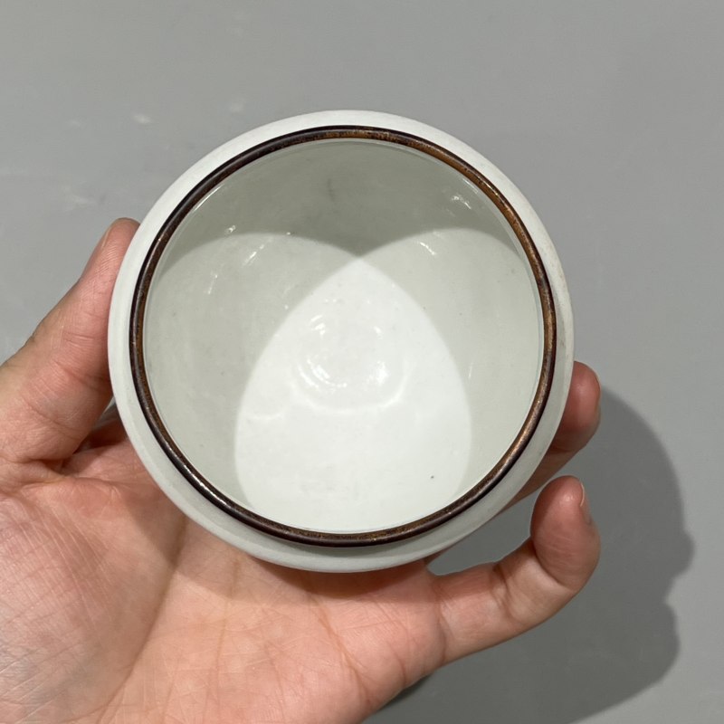 明代 青白釉素面钵 - 图5