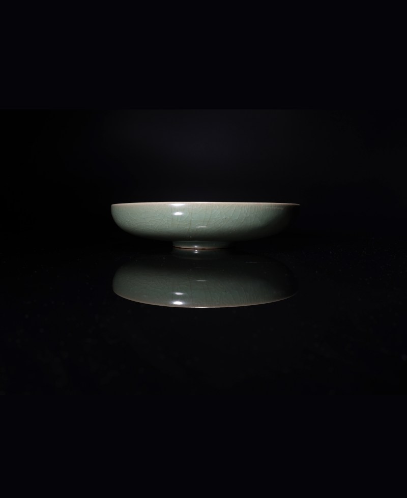 明代 汝州青瓷盘 - 图3