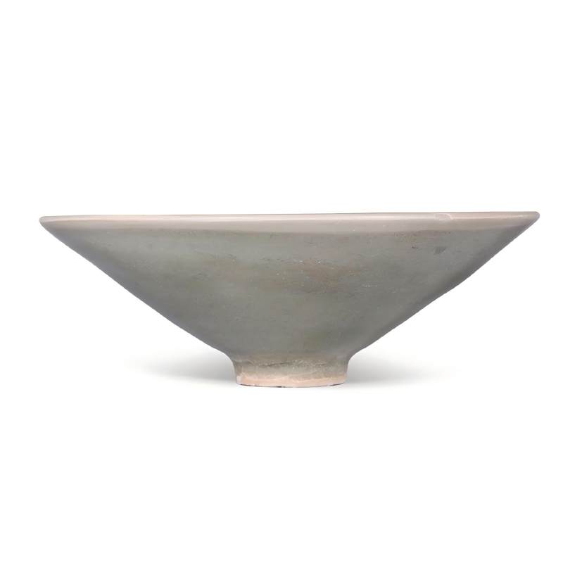 明代 龙泉窑青釉斗笠盏