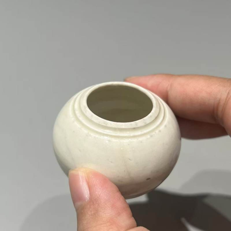 明代 白釉盖盒、小罐一组 - 图10