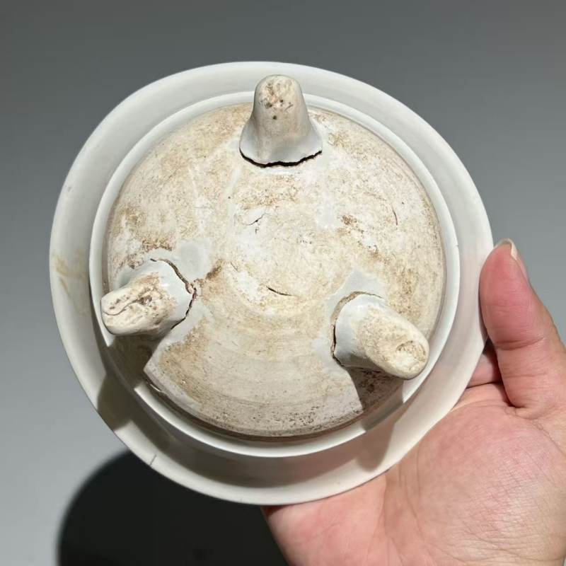 明代 白釉茶具一组 - 图10