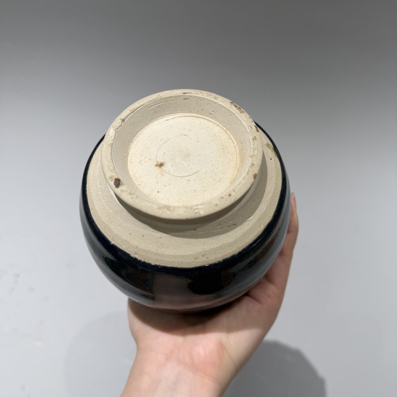 明代 黑釉玉壶春瓶 - 图7