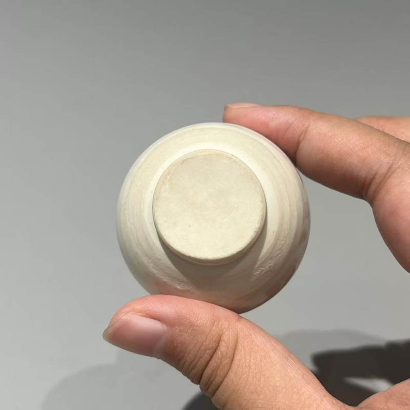 明代 白釉盖盒、小罐一组 - 图12