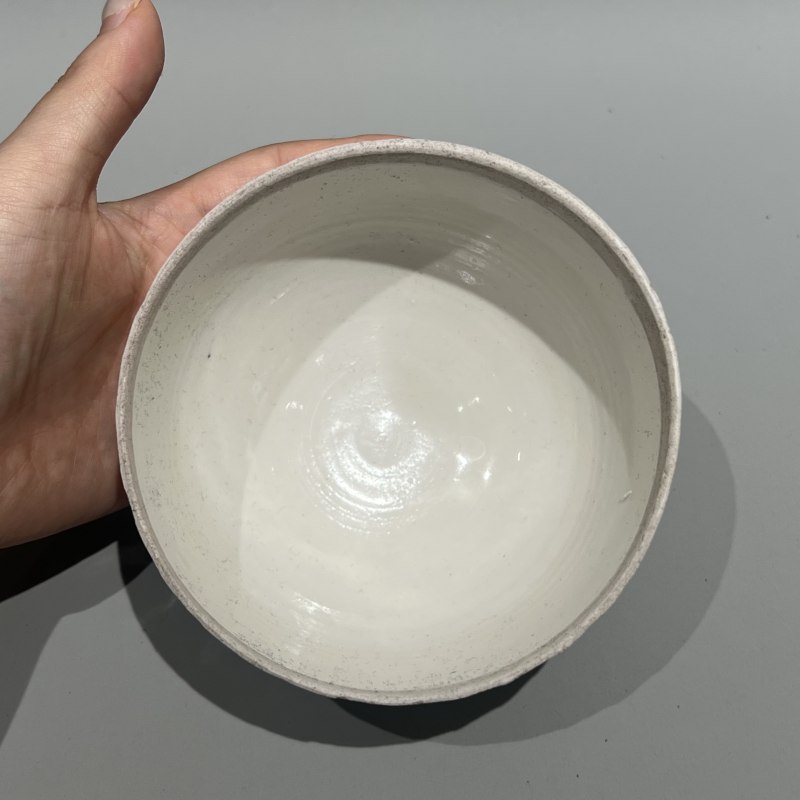 明代 白釉莲瓣纹盖钵 - 图8