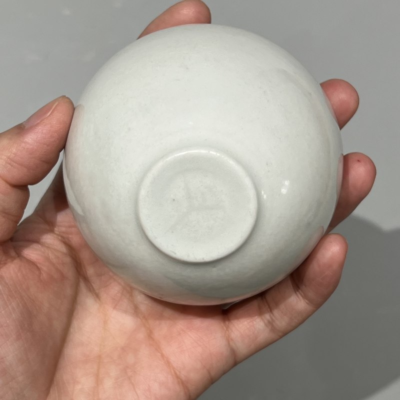 明代 青白釉素面钵 - 图9