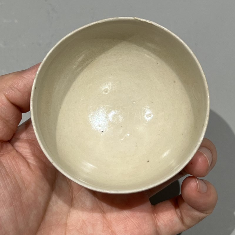 明代 白釉杯 - 图7